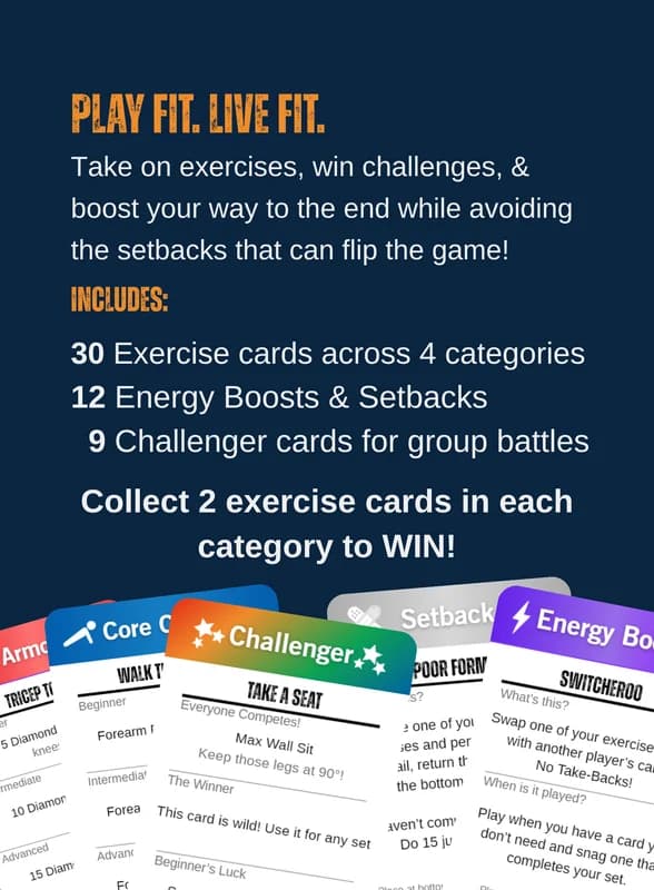 Flip'n Fit Card Game Back